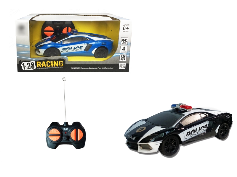 1:28 4 FUNCTION R/C CAR,NOT INCLUDED BATTERY BLUE/BLACK - HP1120111