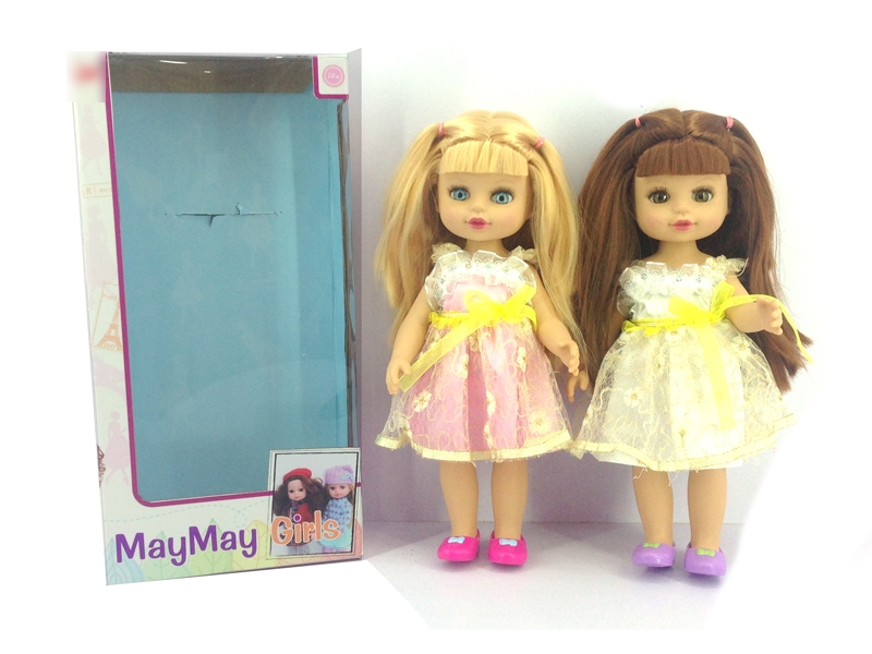 36CM RUBBER DOLL W/MUSIC 2 ASST. - HP1120257