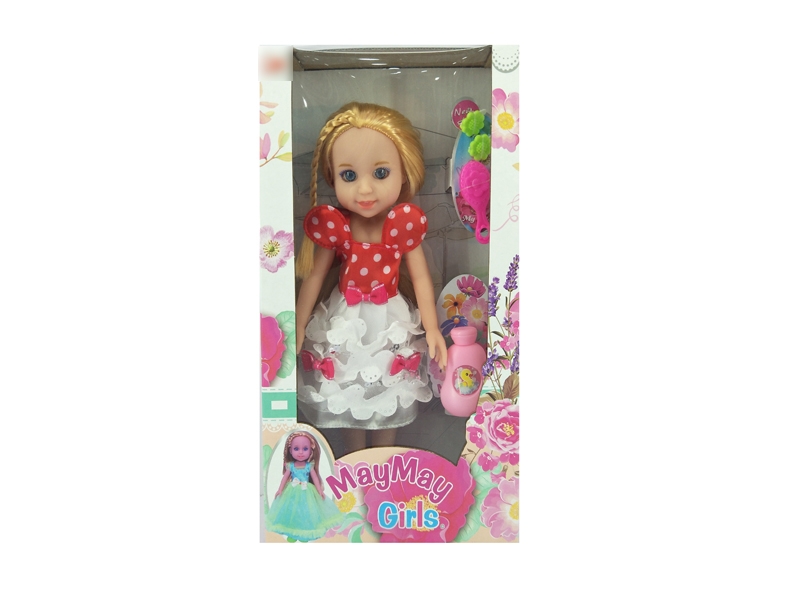 30CM RUBBER DOLL W/MUSIC - HP1120263