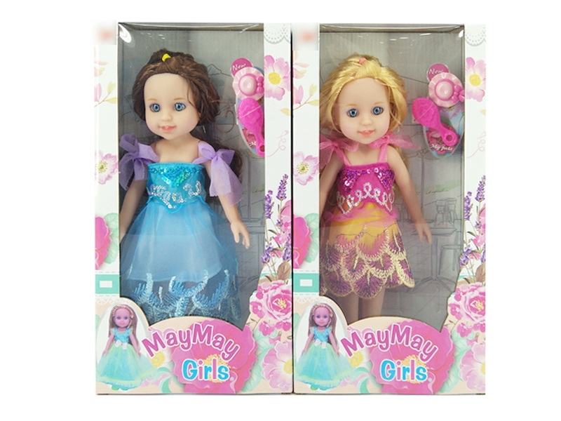 30CM RUBBER DOLL W/MUSIC（2 COLORS） - HP1120265