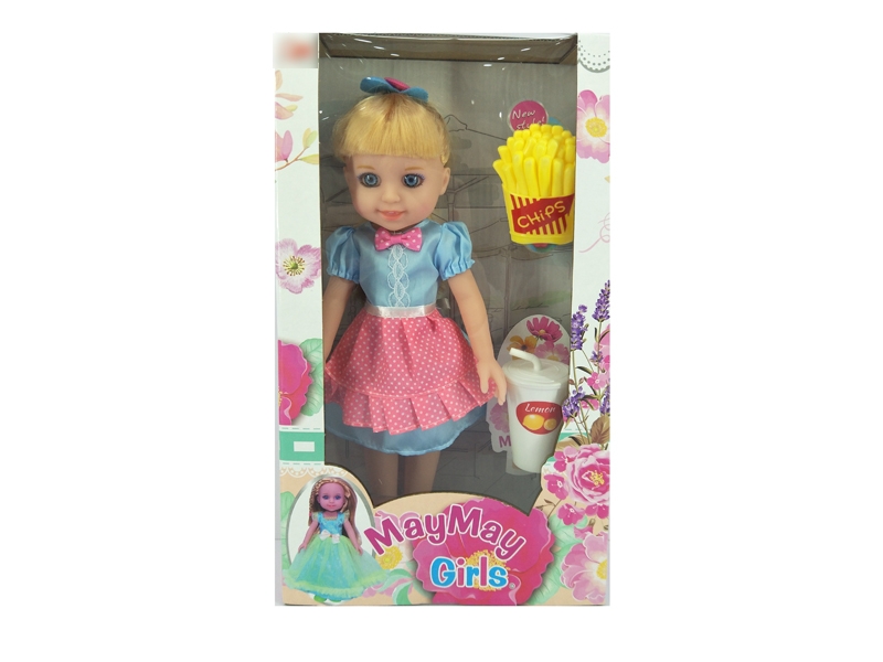 30CM RUBBER DOLL W/MUSIC & KITCHEN - HP1120267