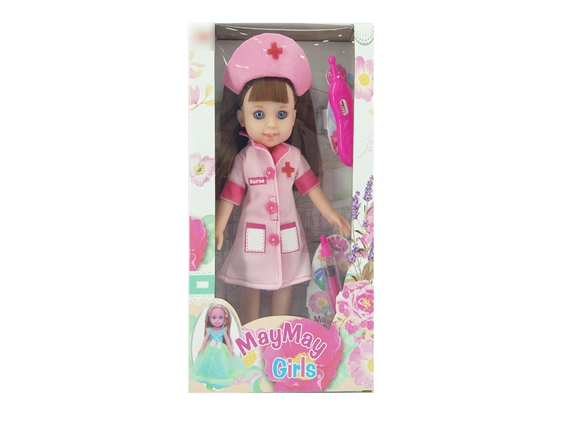 30CM RUBBER DOLL W/MUSIC - HP1120271