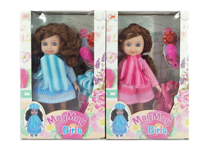 24CM PLASTIC BODY DOLL W/MUSIC - HP1120279