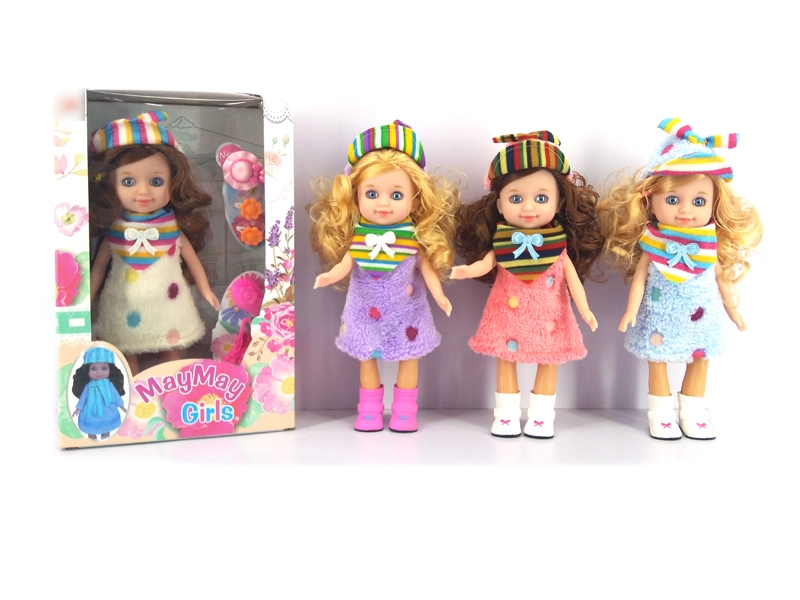 24CM PLASTIC BODY DOLL W/MUSIC - HP1120280