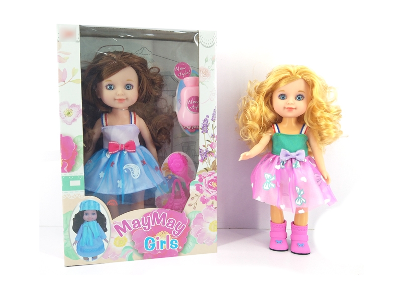 24CM PLASTIC BODY DOLL W/MUSIC - HP1120281