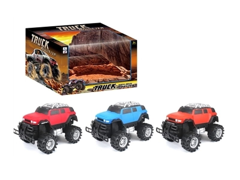 FRICTION CAR RED & BIU & ORANGE - HP1120324