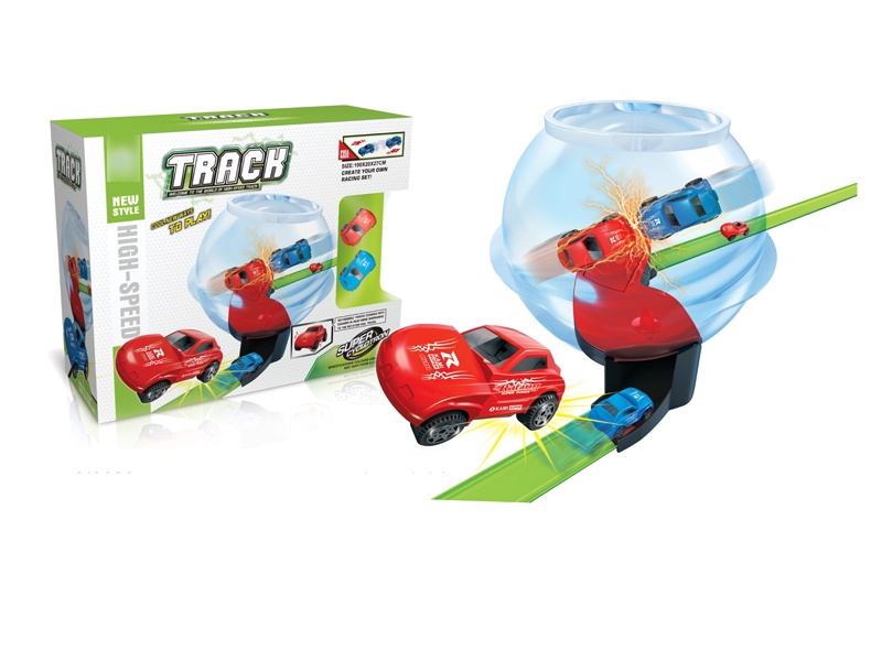 TRACK SET W/2 PULL BACK CAR - HP1120464