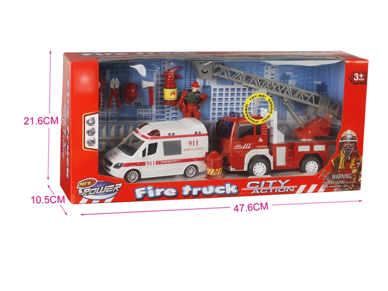 FIRE ENGINE SET  W/IC & INCLUDED BATTERY - HP1120558