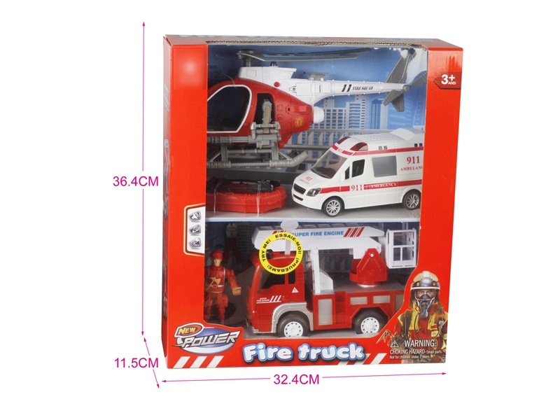 FIRE ENGINE SET  W/IC & INCLUDED BATTERY - HP1120559