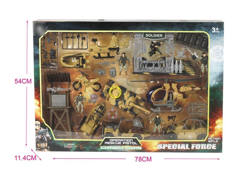 SOLDIER PLAY SET  W/IC & INCLUDED BATTERY - HP1120573