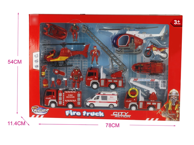 FIRE ENGINE SET W/IC & INCLUDED BATTERY - HP1120574