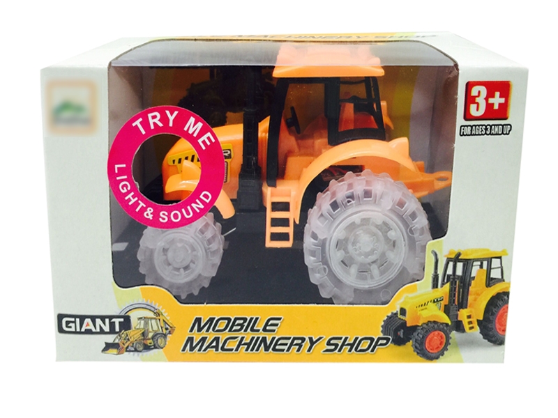 FRICTION FARMER TRUCK W/LIGHT & MUSIC & INCLUDED BATTERY - HP1120777