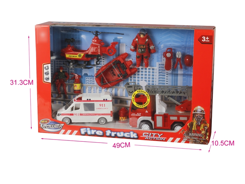 FIRE ENGINE SET W/IC & INCLUDED BATTERY - HP1121010
