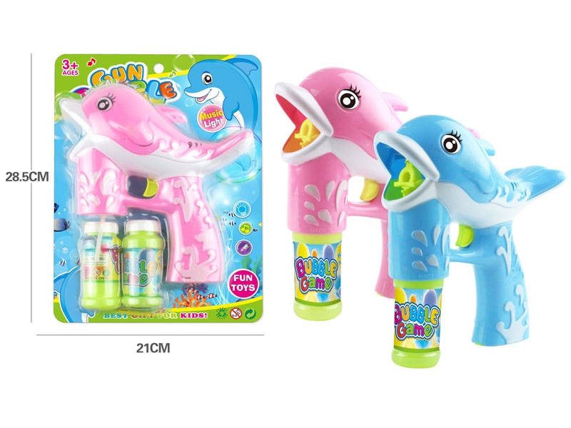 B/O BUBBLE GUN W/LIGHT & MUSIC - HP1121234