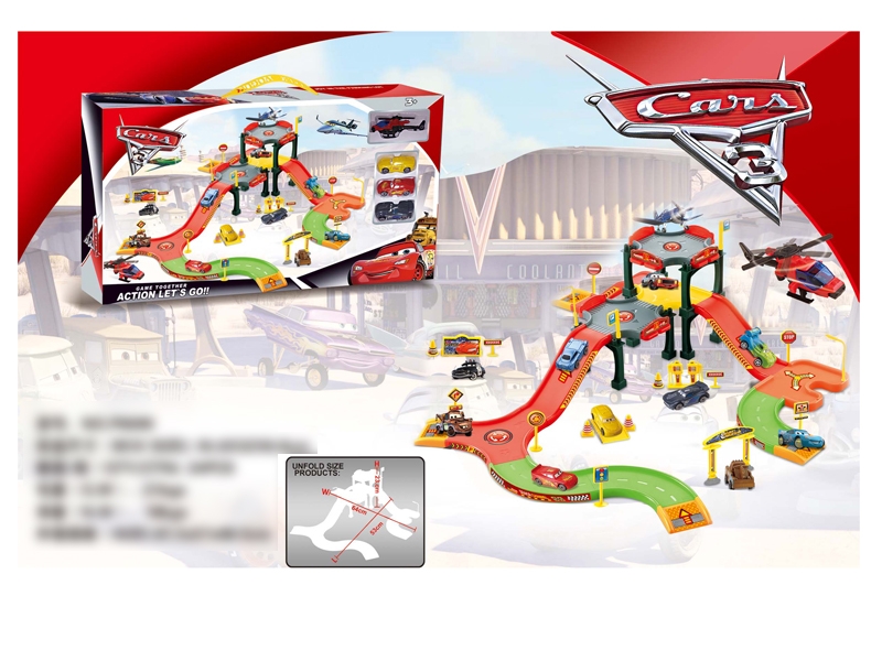 PARKING LOT SET W/1 PLANES & 3 CAR - HP1121251