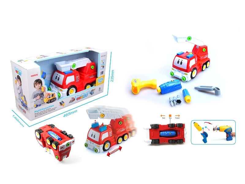 DISMANTLING AND INSTALLING ELECTRIC CARTOON FIRE ENGINE - HP1121383