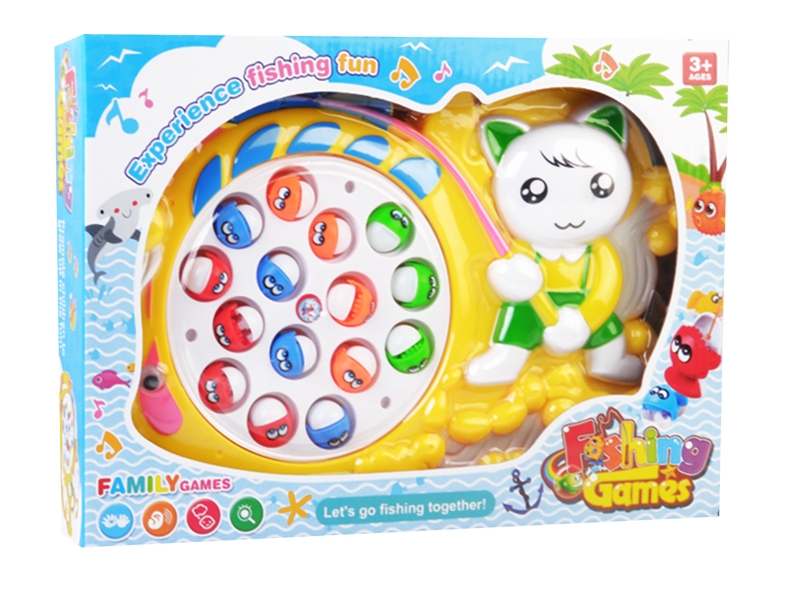 FISHING PLAY SET W/LIGHT & MUSIC RED & YELLOW - HP1121491