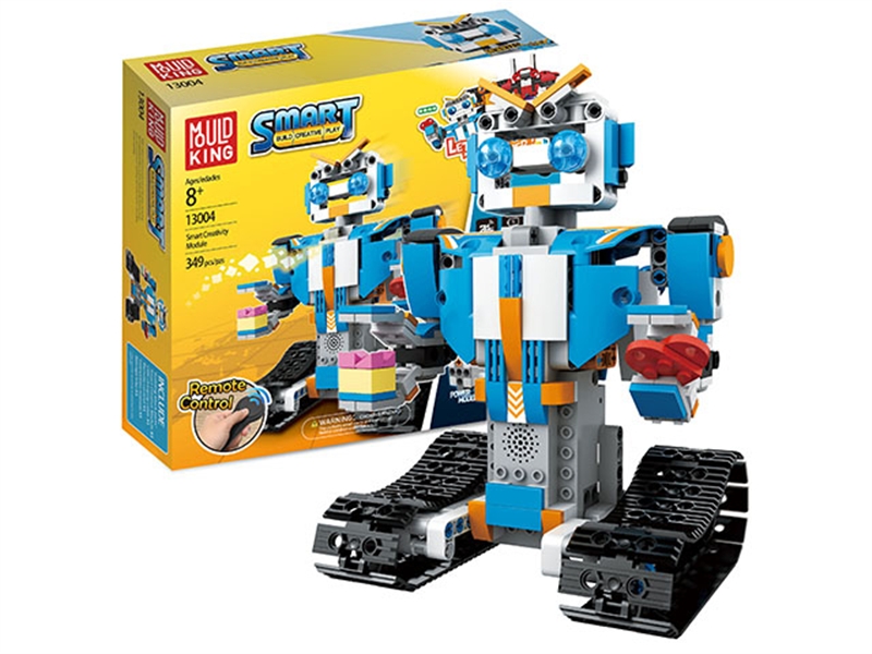 R/C BUILDING BLOCK ROBOT W/USB,INCLUDED BATTERY,395PCS - HP1121687