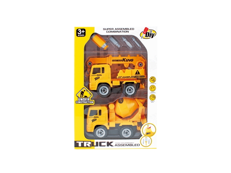 ASSEMBLE FREE WAY CONSTRUCTION CAR W/TOOL SET - HP1122032