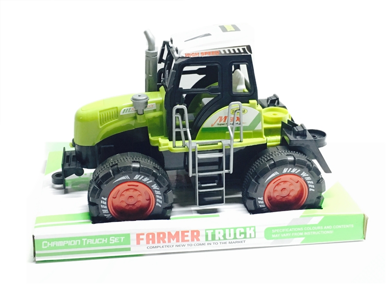 FRICTION FARMER TRUCK GREEN & LIGHT GREEN & YELLOW - HP1122163