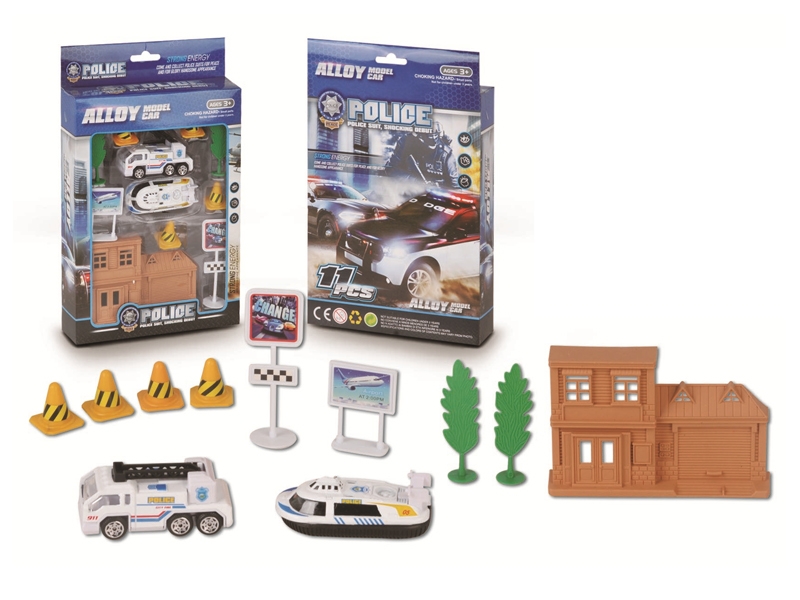 FREE WAY POLICE CAR SET - HP1122176