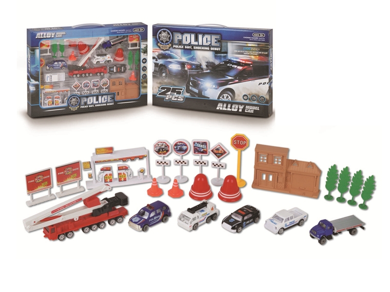 FREE WAY POLICE CAR SET - HP1122179