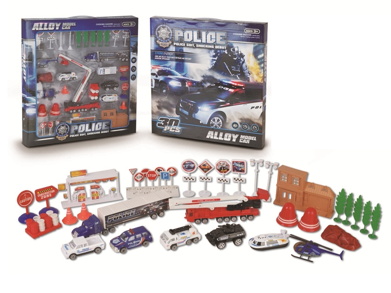 FREE WAY POLICE CAR SET - HP1122180