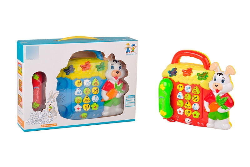 CARTOON TELEPHONE W/LIGHT & MUSIC RED/BLUE - HP1122529