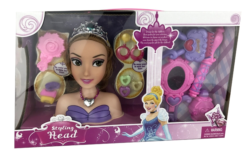 DOLL HEAD W/BEAUTY SET - HP1122623