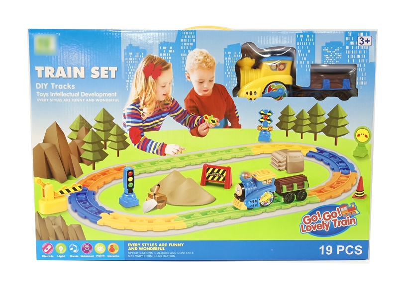 B/O RAIL TRAIN W/LIGHT & MUSIC (19 PCS) - HP1122860