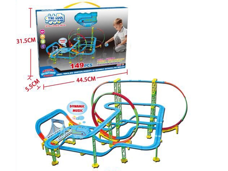 B/O RAIL TRAIN W/LIGHT & MUSIC 149PCS - HP1122902