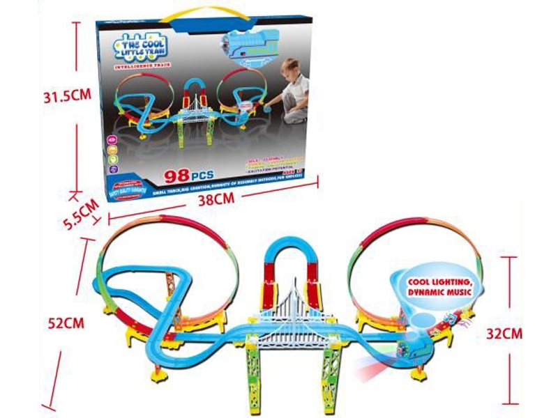 B/O RAIL TRAIN W/LIGHT & MUSIC 98PCS - HP1122903