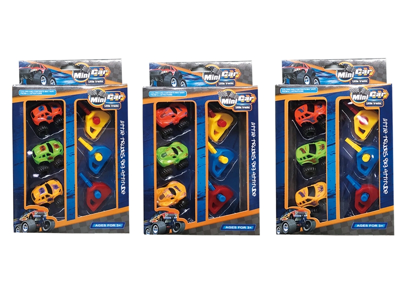 PRESS & GO CAR 3PCS/3ASST - HP1123333