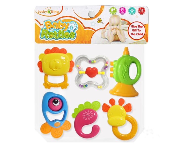 BABY RATTLE 6PCS - HP1123391