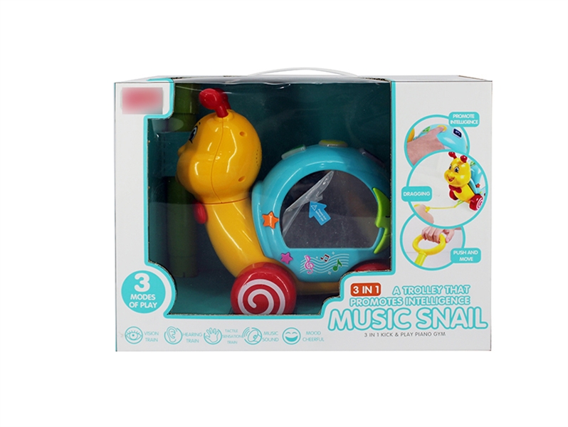 PUSH & PULL SNAIL W/LIGHT & MUSIC - HP1123646