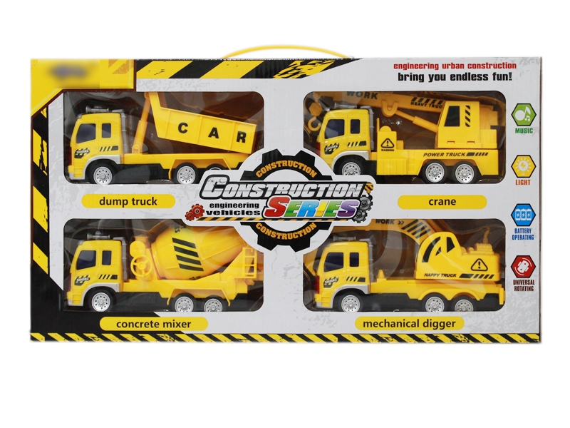 B/O BUMP AND GO CONSTRUCTION CAR W/LIGHT & MUSIC - HP1123810