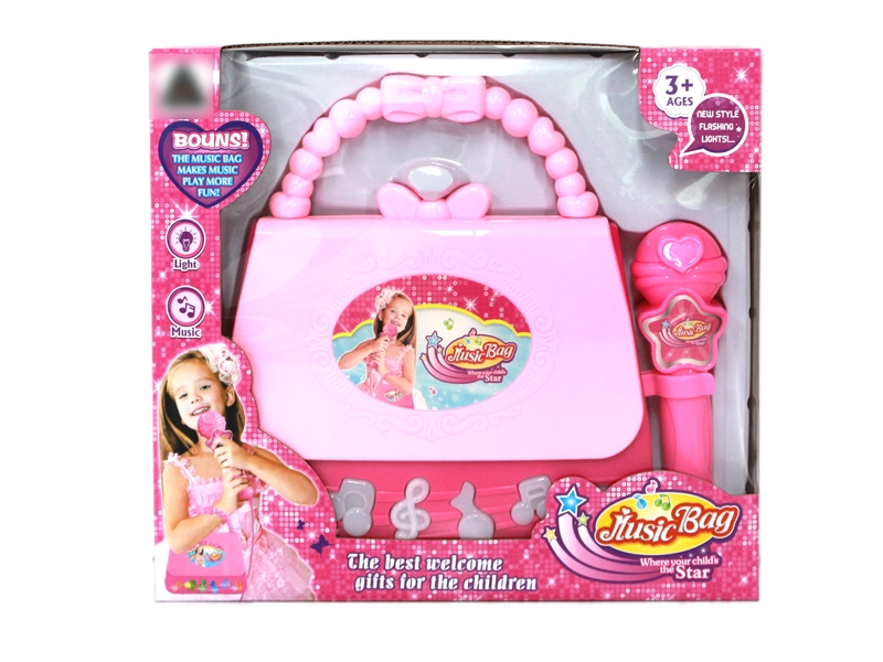 HANDBAG W/LIGHT & MUSIC & MICROPHONE & USB LINE - HP1123837