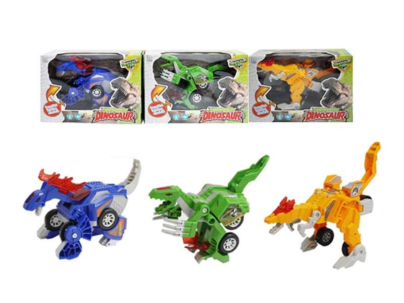 TRANSFORMABLE DINOSAUR W/LIGHT & MUSIC 3ASST - HP1124016