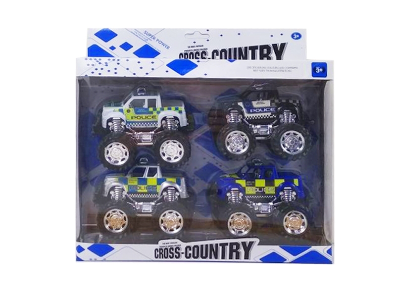 FRICTION CAR 4PCS - HP1124028