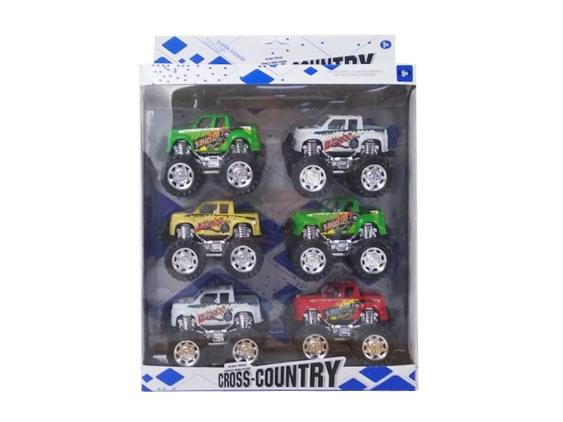 FRICTION CAR 6PCS - HP1124029