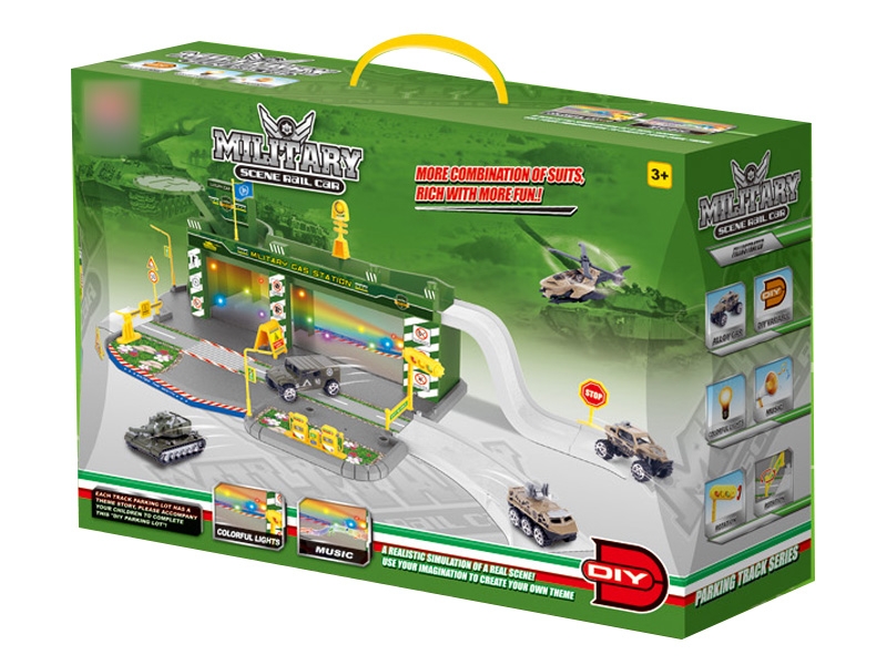 PARKING LOT DIE CAST PLAY SET - HP1124299