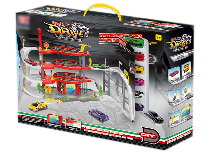 PARKING LOT DIE CAST PLAY SET - HP1124349