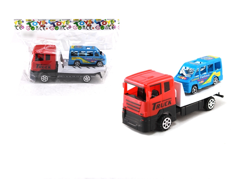 FRICTION CAR W/FREE WAY BUS - HP1124923