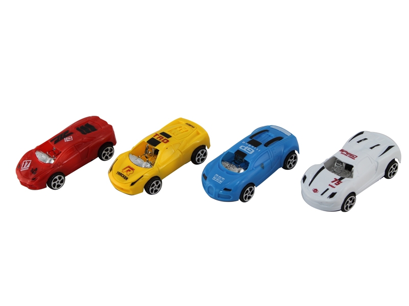 PULL BACK CAR,RED/YELLOW/BLUE/WHITE - HP1124987
