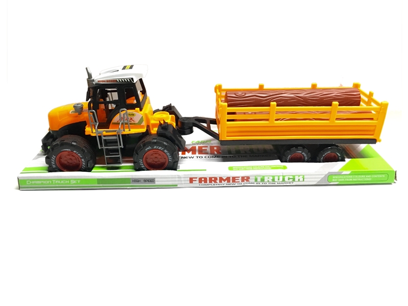 FRICTION FARMER TRUCK GREEN & LIGHT GREEN & YELLOW - HP1125596