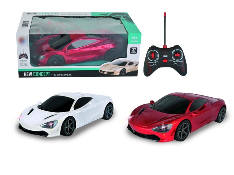 4 FUNCTION R/C CAR W/LIGHT RED & WHITE - HP1125610