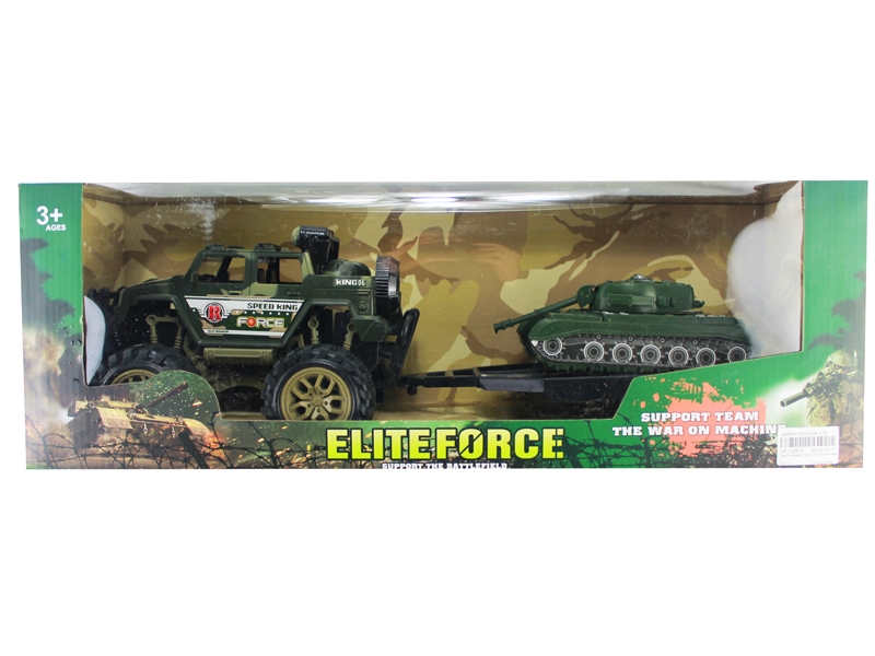 FRICTION MILITARY TRUCK W/TANK - HP1125619