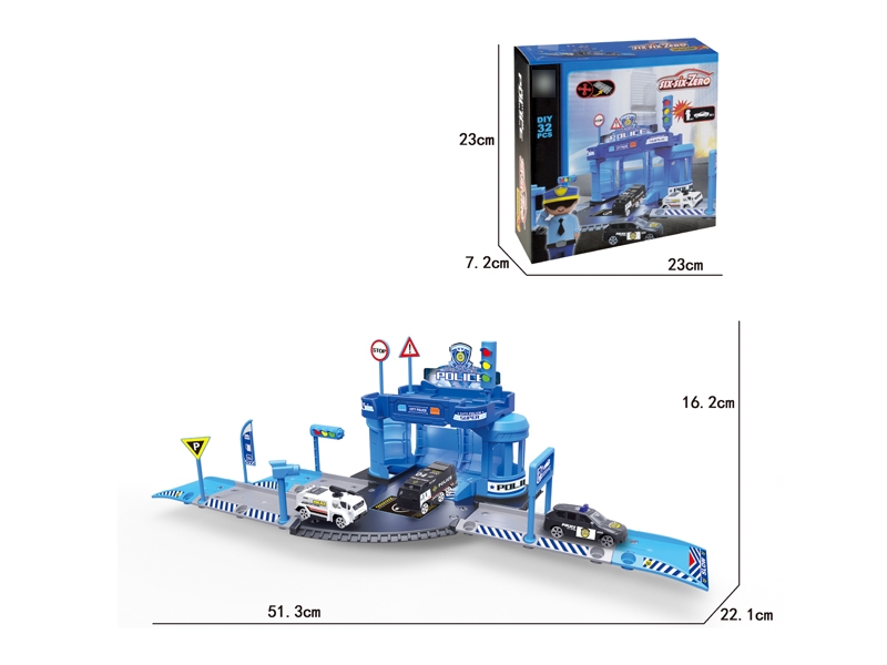 PARKING LOT DIE CAST PLAY SET - HP1125698