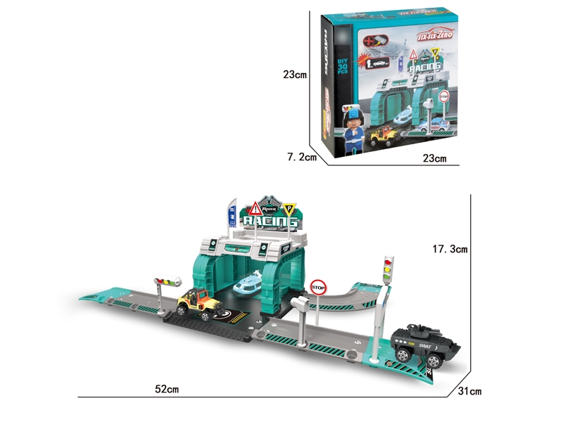 PARKING LOT DIE CAST PLAY SET - HP1125700