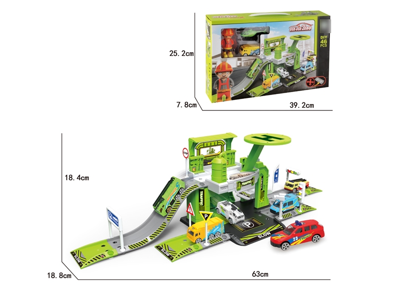 PARKING LOT DIE CAST PLAY SET - HP1125702